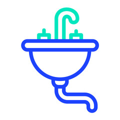 Sink Vector Icon Design Illustration