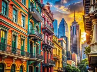 Urban Layers Photography: Cityscape, Architecture, Buildings, Skyline, Modern City, Urban Texture, High-Rise Buildings, Concrete Jungle, City Lights, Night City, Aerial View, Cityscape Photography