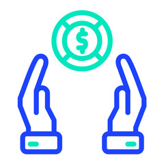 Charity Vector Icon Design Illustration