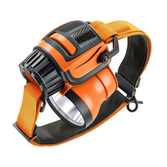 Winter  hiking headlamp   Isolated On Transparent Background 
