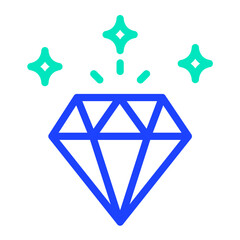 Diamond Vector Icon Design Illustration