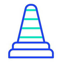 Traffic cone Vector Icon Design Illustration