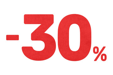 Sale 30 percent off design element