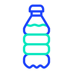 Plastic bottle Vector Icon Design Illustration