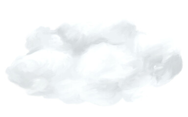 Naklejka premium Cloud png sticker, weather graphic, transparent background