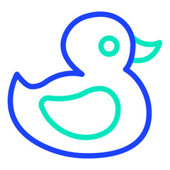 Rubber duck Vector Icon Design Illustration