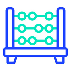 Abacus Vector Icon Design Illustration