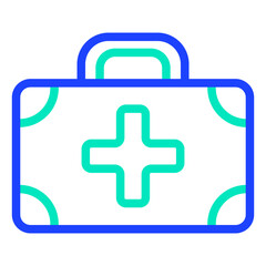 Obraz premium Medical kit Vector Icon Design Illustration