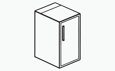 Refrigerator line icon