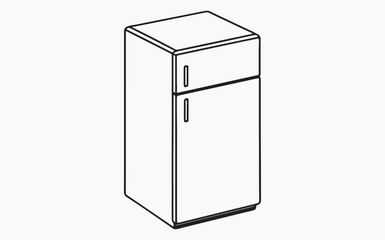 Refrigerator line icon