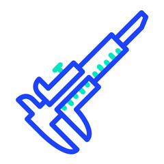 Caliper Vector Icon Design Illustration