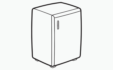 Refrigerator line icon