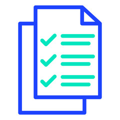 Fototapeta premium List Vector Icon Design Illustration