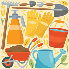 vector pack farm elements