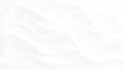 White wave background, abstract concept. Beautiful format poster with Smooth Grey Waves abstract background with grayish tonalities, plenty of copy space and elegant design.	