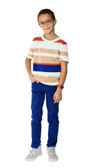 Fototapeta premium Boy Standing png, transparent background