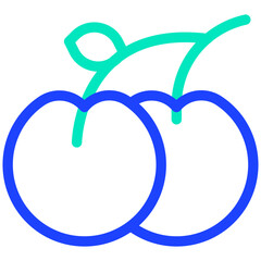 Cherry Vector Icon Design Illustration