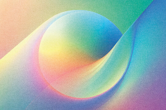 Abstract gradient background with grainy texture and vibrant colors