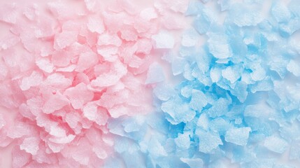 Fototapeta premium Pink and blue textured pieces background image