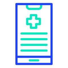 Obraz premium Mobile Phone Vector Icon Design Illustration