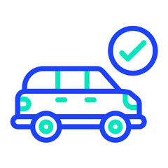 Car protection Vector Icon Design Illustration