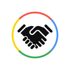 Obraz premium Handshake Icon 