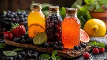 Juices and Drinks concept