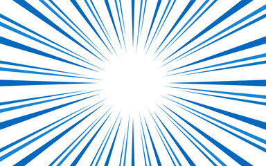 Png blue cartoon surprise border, transparent background