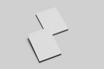 WHITE A4 LANDSCAPE MAGAZINE MOCKUP