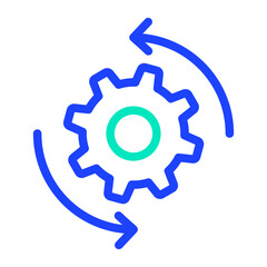 Agile Vector Icon Design Illustration