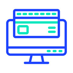 Retail Card Vector Icon Design Illustration