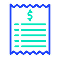 Obraz premium Invoice Vector Icon Design Illustration