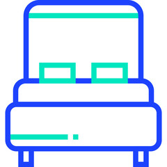 Bed Vector Icon Design Illustration