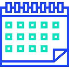 Calendar Vector Icon Design Illustration