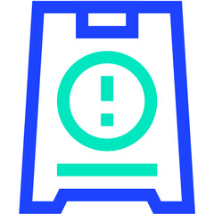 Caution sign Vector Icon Design Illustration