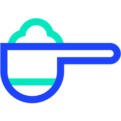 Scoop Vector Icon Design Illustration