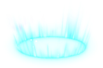 Futuristic portal png element, digital remix, transparent background