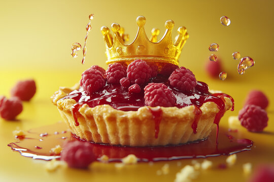 Epiphany Day celebration cake with a crown, honoring the Three Kings and the festive holiday spirit.