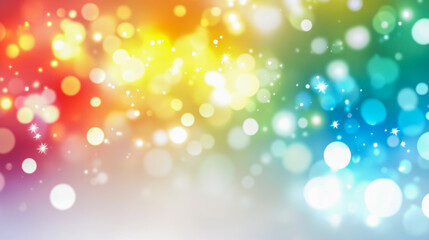 Festive Christmas lights glowing brightly against a clean