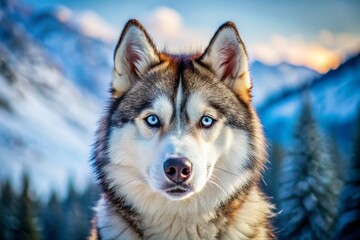 Obraz premium Sakhalin Husky Dog Photos: Breed Profile, Puppies, Adult Dogs, Images, Pictures, Gallery