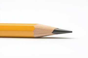 Fototapeta premium pencil on a clean white background showcasing clarity and simplicity