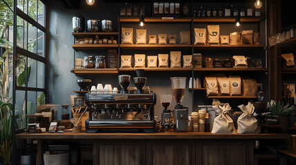Rustic Vietnamese Coffee Shop
