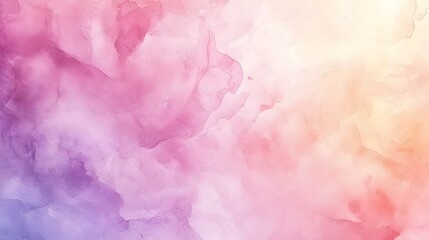 Fototapeta premium Pastel Watercolor Wash: Abstract Texture in Soft Hues