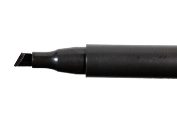 black marker pen isolated on white or transparent png