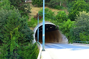 Sarajevo, a road tunnel connecting two parts of the city