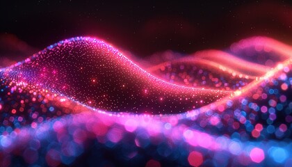 background with glowing lights