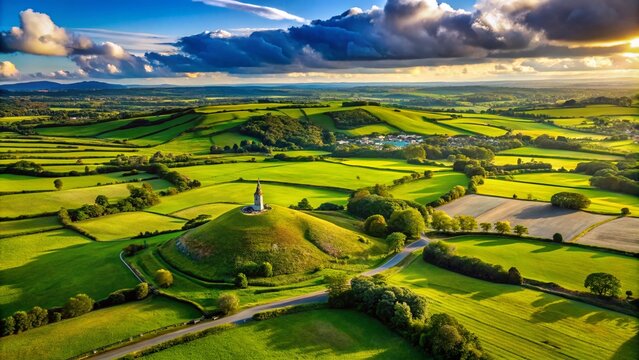 Stunning Aerial Views of County Meath, Ireland: Hill of Tara, Ancient Sites, Irish Countryside