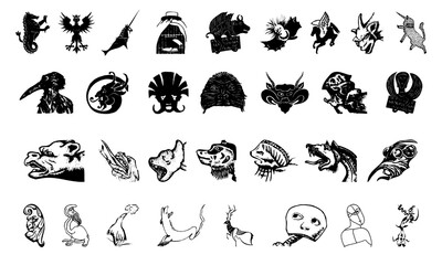 Obraz premium Myth god icon