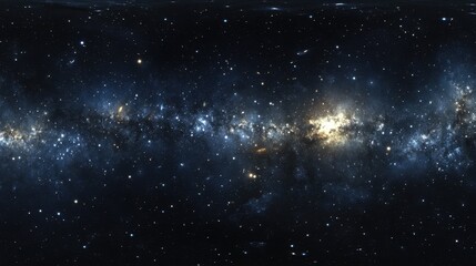 Obraz premium Stunning Cosmic View with Stars, Galaxies, and Nebulae in Dark Space