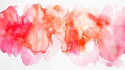 Fototapeta premium Abstract orange watercolor texture background